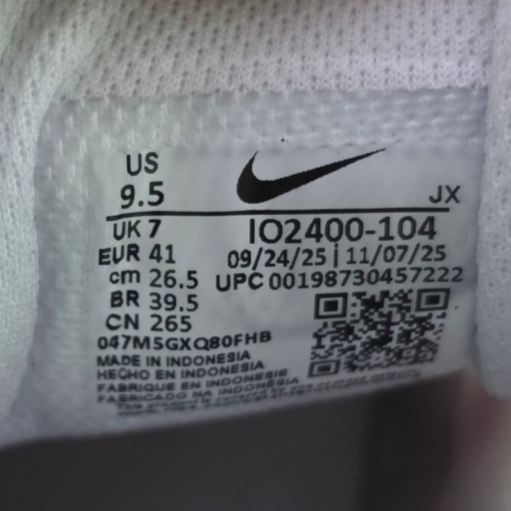 Nike Womens Reax Training Shoes White Pink Running Sneakers Size 9.5 US - Picture 10 of 10